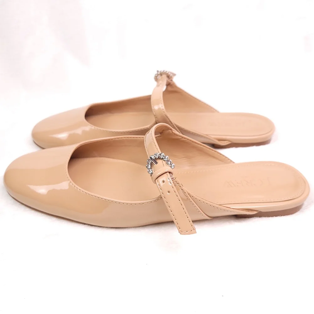 J. Crew Factory Mary Jane Mules 6 1/2 CA763